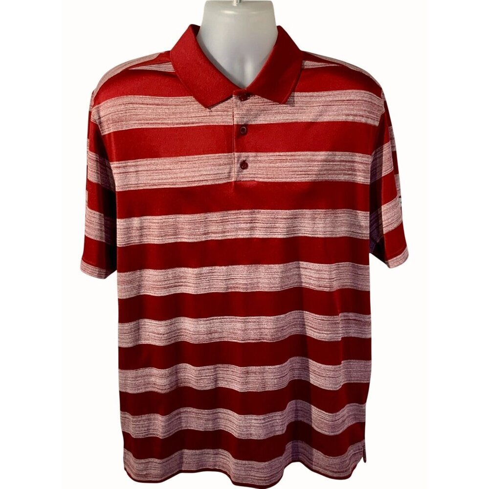 Under Armour Mens Burgundy Red Heatgear Polo Shirt Short Sleeve Loose Fit XL